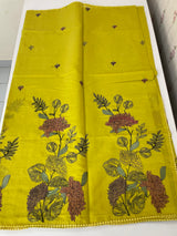 Malai chanderi saree with thread work MSM4567