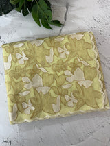 Jute Linen saree with thread work MSH206 - PistaGreen