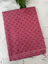 Bhagalpuri pure printed tussar silk saree with block printed pallu & blouse MTSS1407 Pink