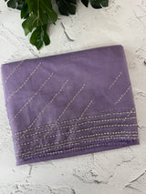 Handworked Organza saree and blouse MCW376 LightPurple