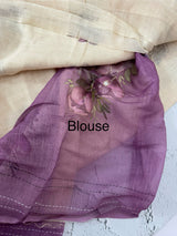 Semi linen saree with blouse MLS8765 (2)