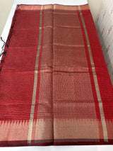 Semi silk sarees with temple border  MTS890