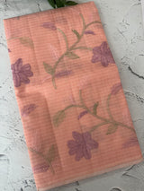 Netkota embriodery saree MS1496 Peach