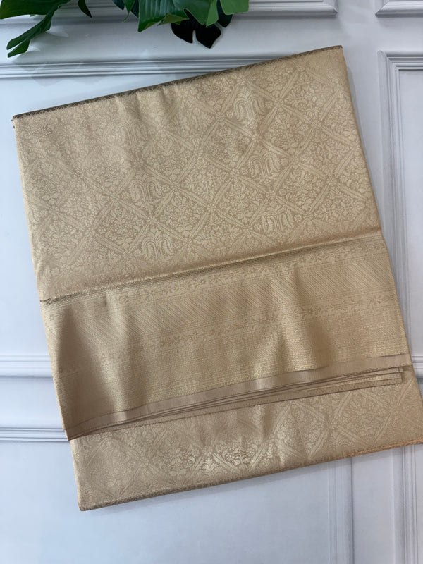 Banarasi semi katan saree MBWS122 Beige