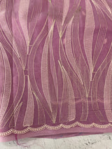 Semi organza saree with thread work - MSH910 Lavender