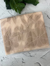 Soft organza saree with tissue appliqué work - MSH916 PastelPeach