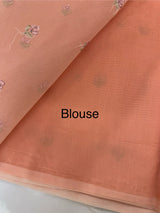 Lightweight Kota Supernet saree with embroidery MS143