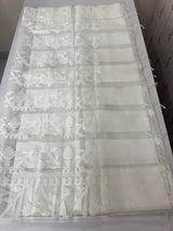 Soft Organza saree with thread work - MSH309 White
