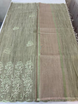 Soft Tissue kota embroidery saree MSK4660 DustyGreen