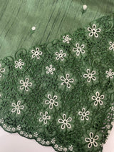 Cutwork Semi tussar saree MTSS680