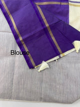 Onam special Semi chanderi silk saree with blouse- MSF567 (6)