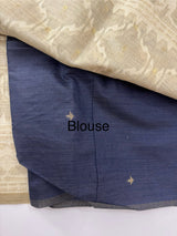Jamdani silk Cotton Saree with blouse MS12552