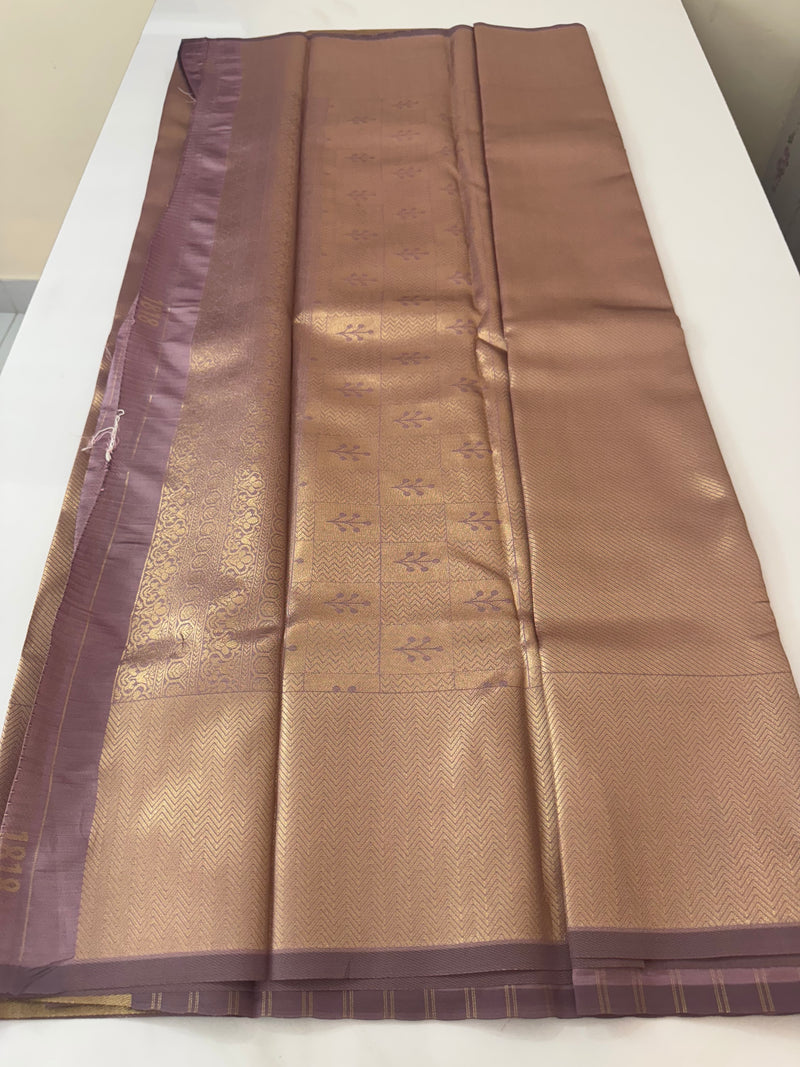 Pastel brocade semi silk sarees MS67443