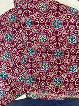 Single SETMUND with blouse - Ajrakh prints