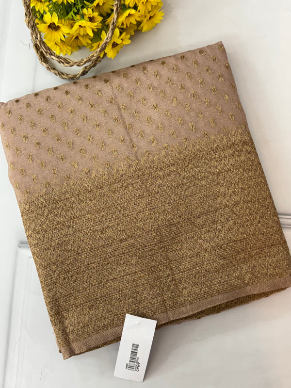 Semi banarasi Khaddi Georgette saree - MS1498 Beige