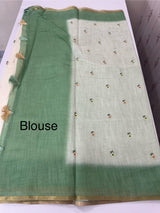 Ombre semi Linen Saree - MSL1514 (2)