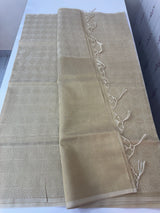 Tissue silk saree MTTS66- LightGolden