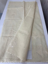 Kota Moonga checks Applique work saree  MSH278(2)