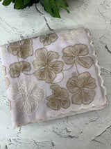 Jute linen saree with thread work MSH204