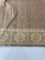 Tissue silk saree with Chikankari embroidery MTTS97(2)