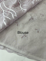 Kota silk embroidery saree  MSH125- Lavender