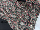 Semi modal silk saree with mirror work - MMB502 Black