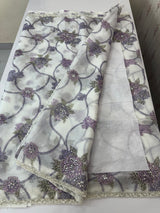 Handworked chiffon Organza saree MCS4534