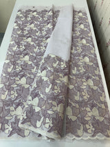 Jute Linen saree with thread work MSH206