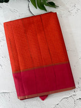 Semi silk saree with zari weaving  MSG6161