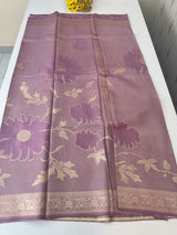 Crepe tissue silk saree with blouse MA32321