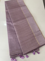 Semi silk saree with zari weaving  MSG6161 Lilac