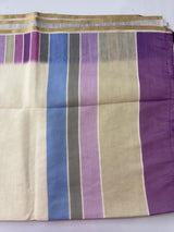 Rainbow semi Linen Saree MLS615- 15