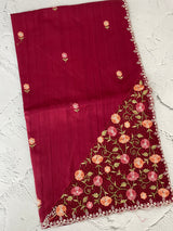 Cutwork Semi tussar saree MTSS680