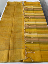Multi color Semi soft silk saree with borders MSS590