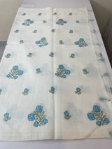 Silky kota embroidery saree MSK654