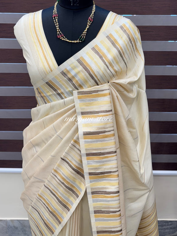 Raw silk saree MRS124