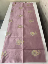 Tussar finish soft silk saree with thread embroidery MTS568 OnionPink