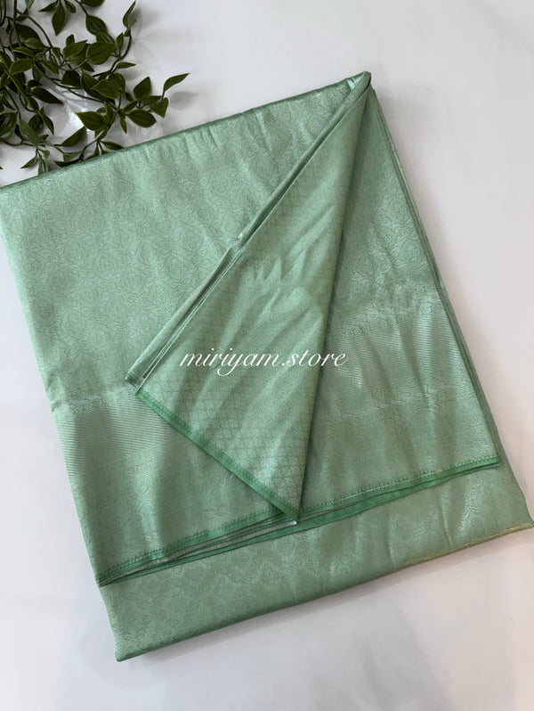 Pastel soft silk Saree - MKP913 MintGreen