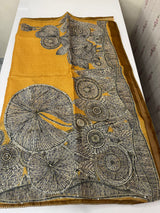 Soft kota silk saree with french knots and kanta embroidery MS16538