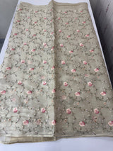 Premium soft blended Organza saree with embroidery borders MOS577