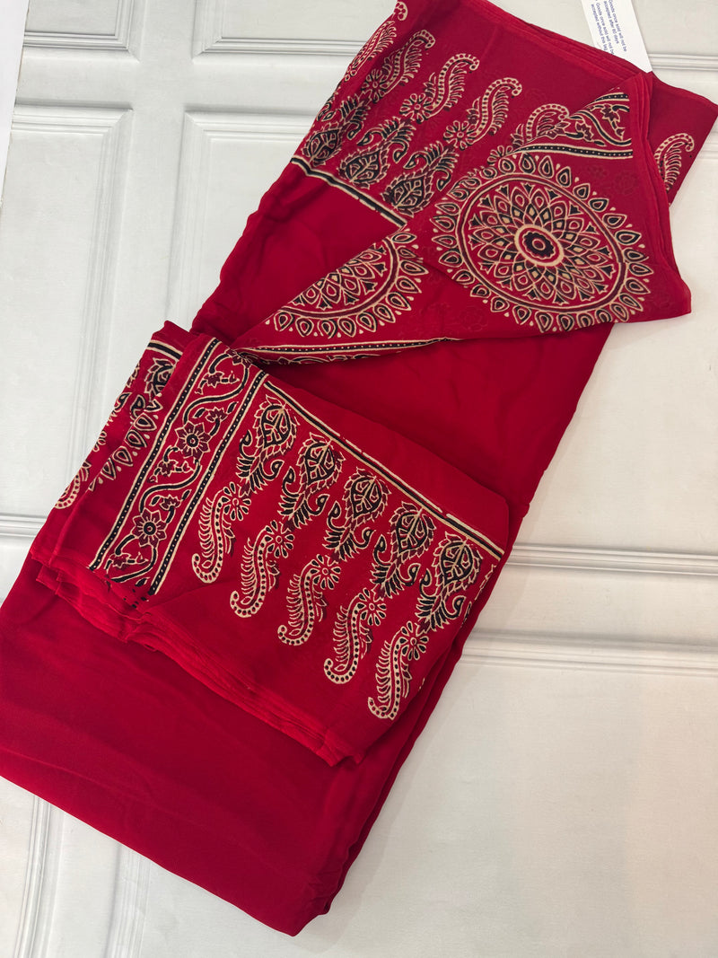 Pure Georgette saree MGS76