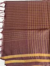 Bhagalpuri Semi tussar saree MS896 - Coffee
