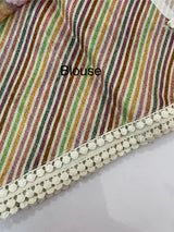 Supernet saree with digital prints and embroidery SKFNSEM