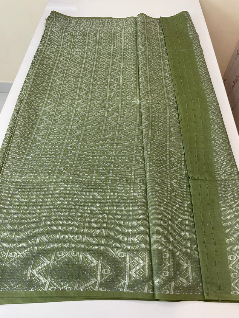 Bhagalpuri Semi tussar saree MS871- LeafGreen