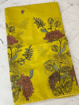 Malai chanderi saree with thread work MSM4567