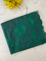 Semi Organza saree with thread work - MSH7654