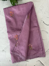 Art silk saree with embroidery SVPSMC • Lavender
