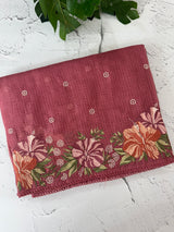 Silky kota embroidery saree MSK4333