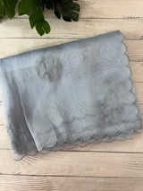 Tissue Organza saree with embroidery - MSH5509 PowderBlue