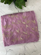 Glass organza saree with thread work- MOS351